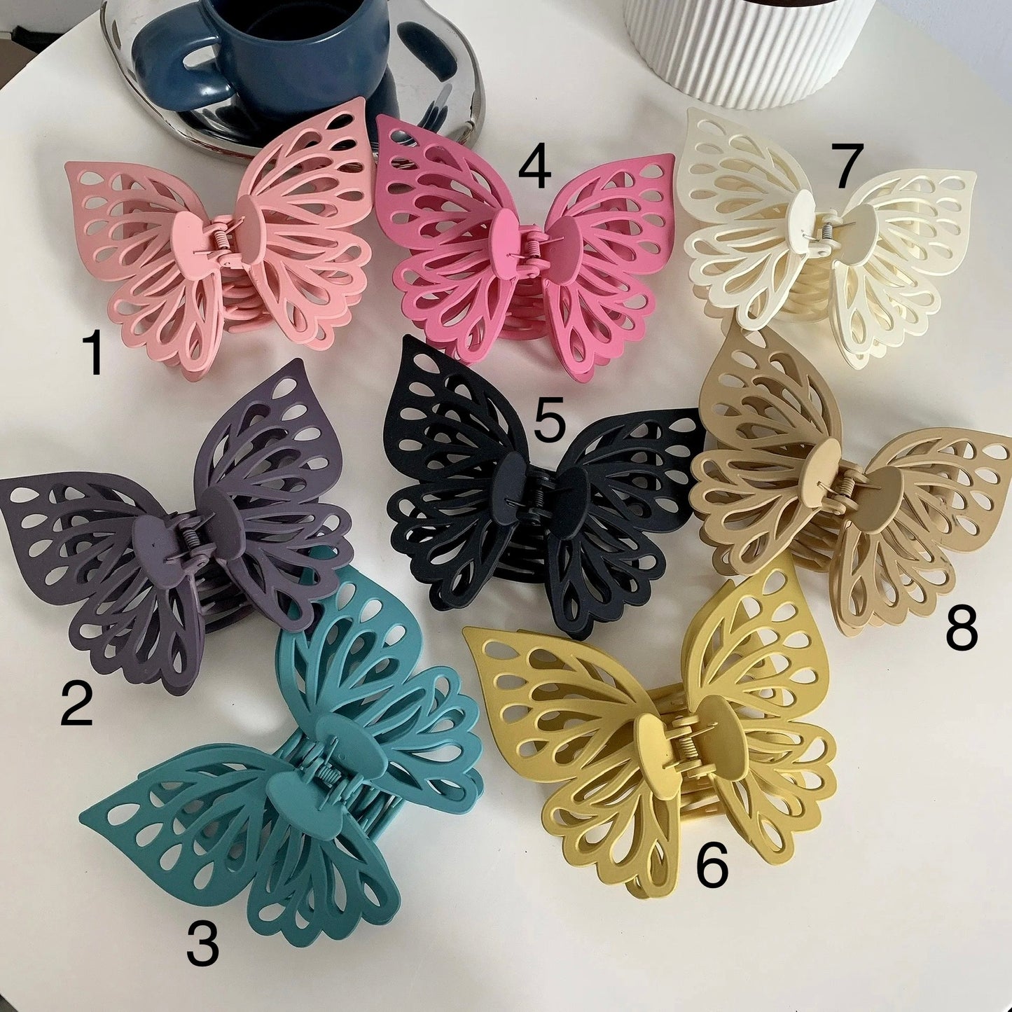 Butterfly Jumbo Hair Claw Clip